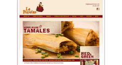 Desktop Screenshot of lapopulartamales.com